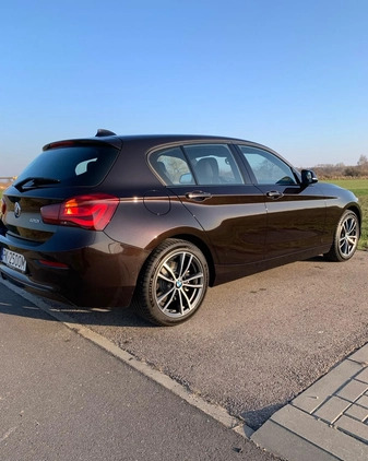 BMW Seria 1 cena 93500 przebieg: 72000, rok produkcji 2018 z Ciechanów małe 781